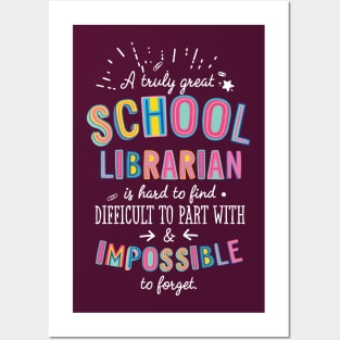 A truly Great School Librarian Gift - Impossible to forget Posters and Art